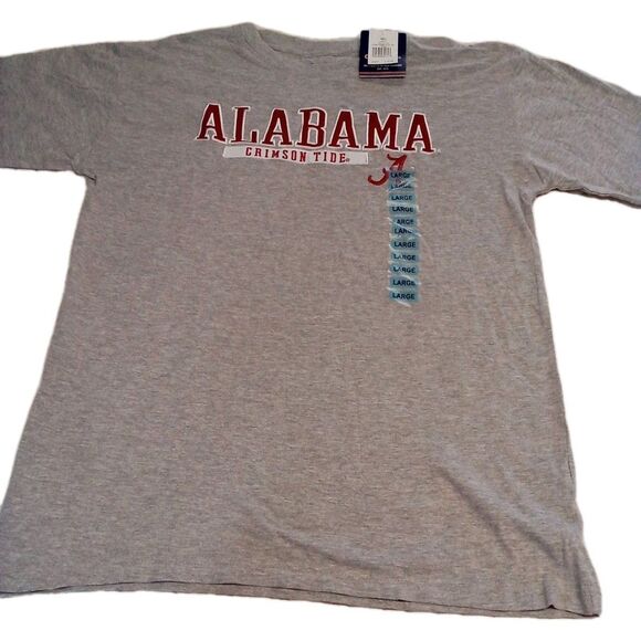 Men's Champion‎ Gray Short Sleeve Alabama New With Tags T-shirt Size Large - Picture 2 of 13